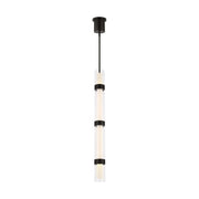 Visual Comfort Modern - 700TDWIT4B-LED930 - LED Pendant - Wit - Black