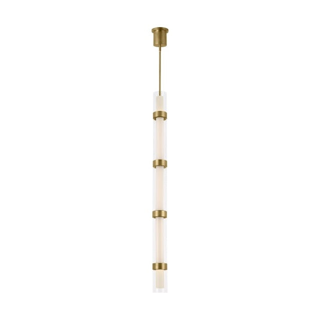 Visual Comfort Modern - 700TDWIT5R-LED930 - LED Pendant - Wit - Aged Brass