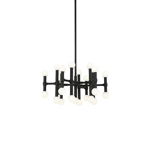 Kuzco Lighting - CH96121-BL - LED Chandelier - Rivoli - Black Plating