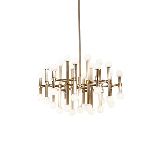 Kuzco Lighting - CH96128-VB - LED Chandelier - Rivoli - Vintage Brass