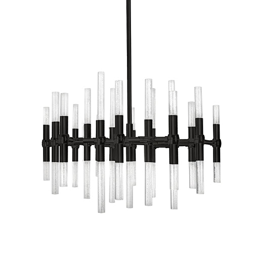 Kuzco Lighting - CH9628-BL - LED Chandelier - Turin - Black Plating