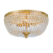 Crystorama - 605-GA - Four Light Flush Mount - Rylee - Antique Gold