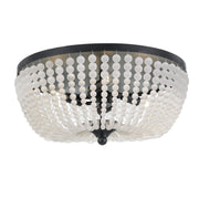 Crystorama - 605-MK - Four Light Flush Mount - Rylee - Matte Black