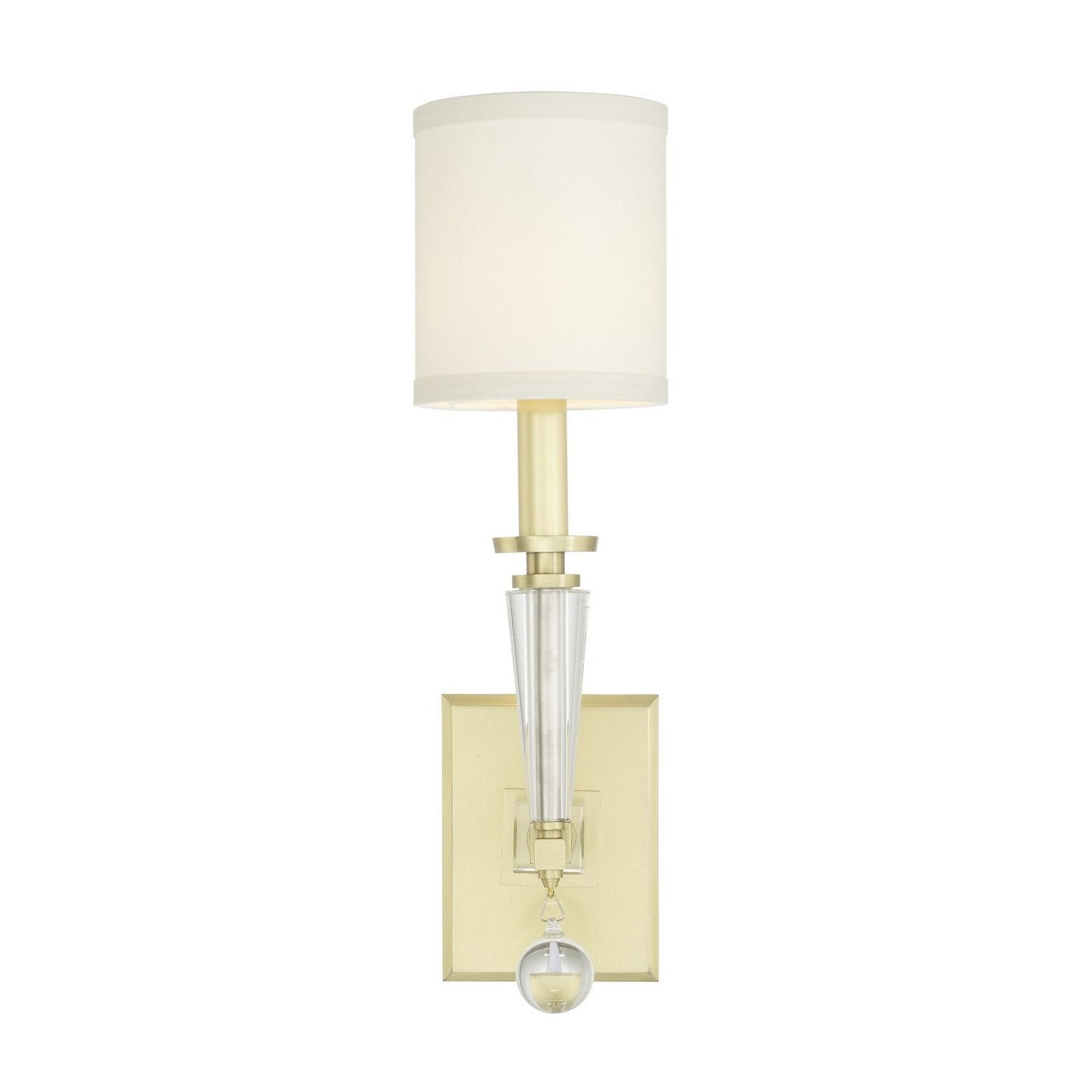 Crystorama - 8101-AG - One Light Wall Sconce - Paxton - Aged Brass