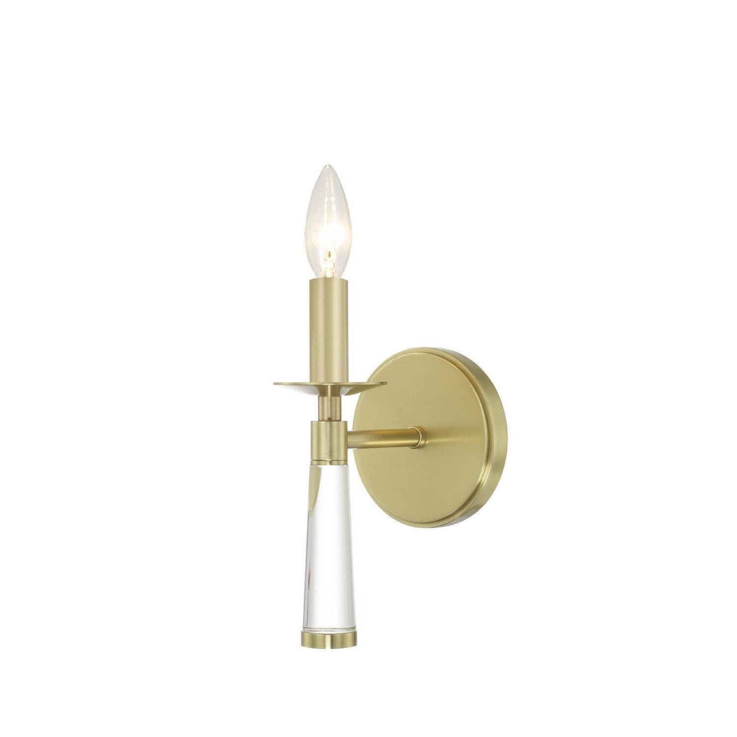 Crystorama - 8861-AG - One Light Wall Sconce - Baxter - Aged Brass