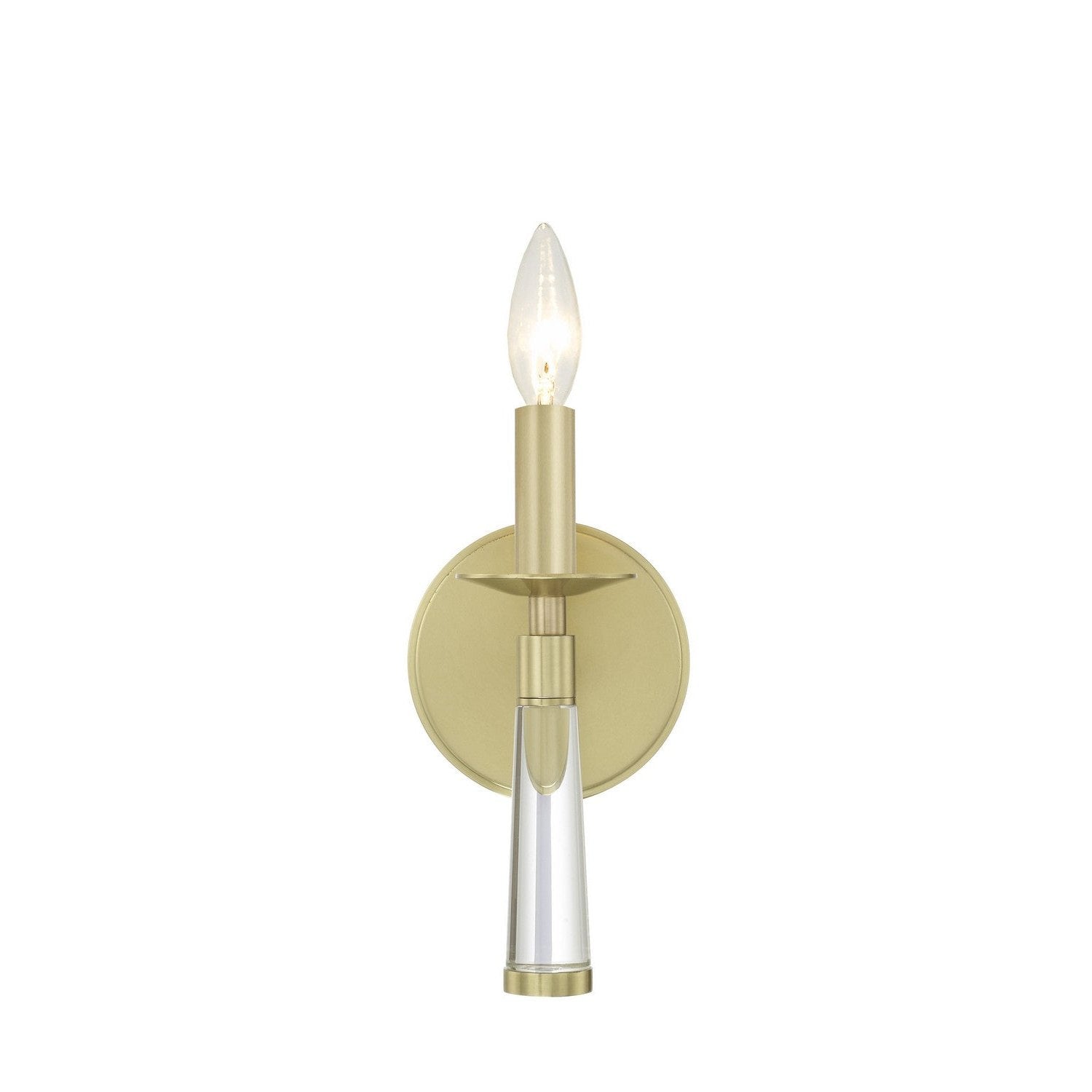 Crystorama - 8861-AG - One Light Wall Sconce - Baxter - Aged Brass