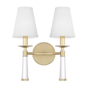 Crystorama - 8862-AG - Two Light Wall Sconce - Baxter - Aged Brass