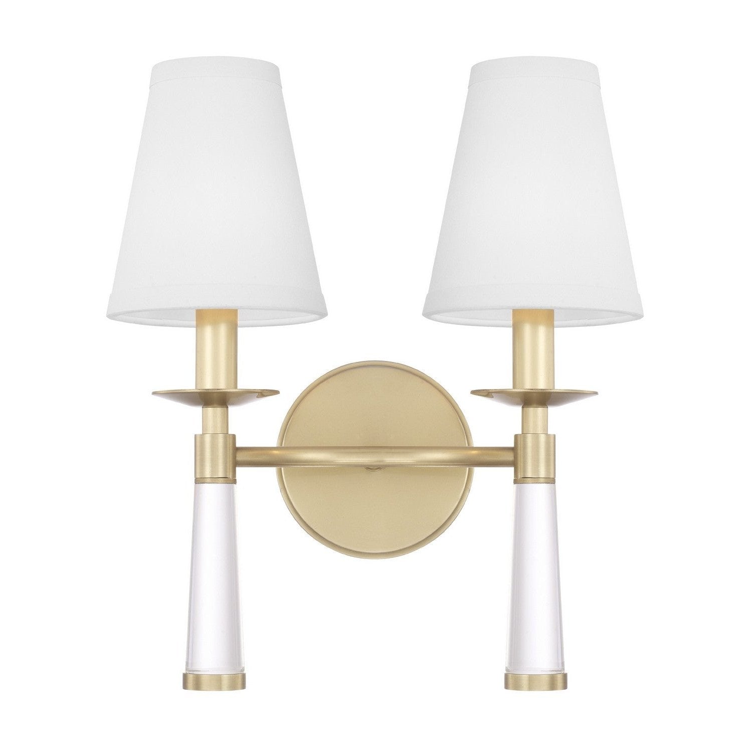 Crystorama - 8862-AG - Two Light Wall Sconce - Baxter - Aged Brass