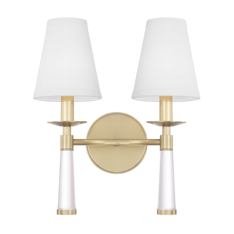 Crystorama - 8862-AG - Two Light Wall Sconce - Baxter - Aged Brass