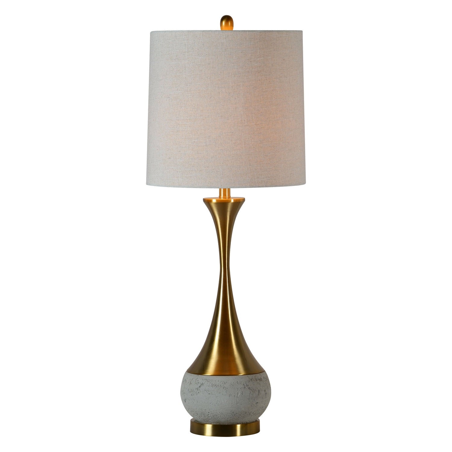 Forty West - 710133 - One Light Table Lamp - Claudia - Gold