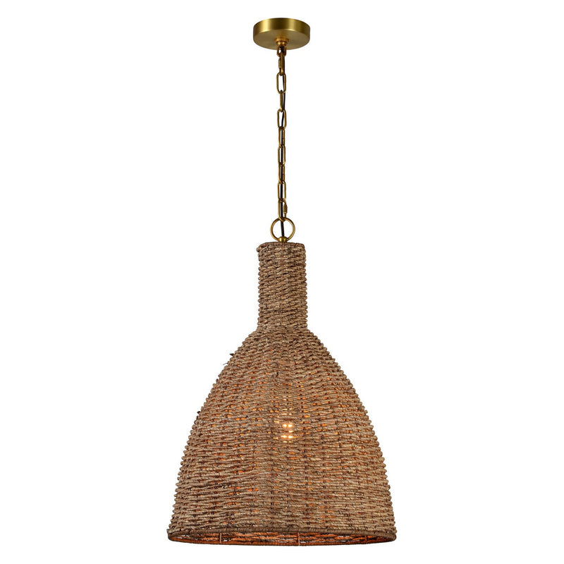 Forty West - 72521 - One Light Pendant - Nevis - Old Gold