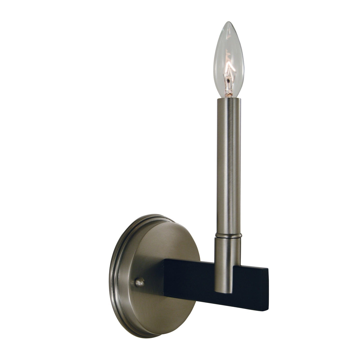 Framburg - 5351 BN/MBLACK - One Light Wall Sconce - Jessica - Brushed Nickel/Matte Black