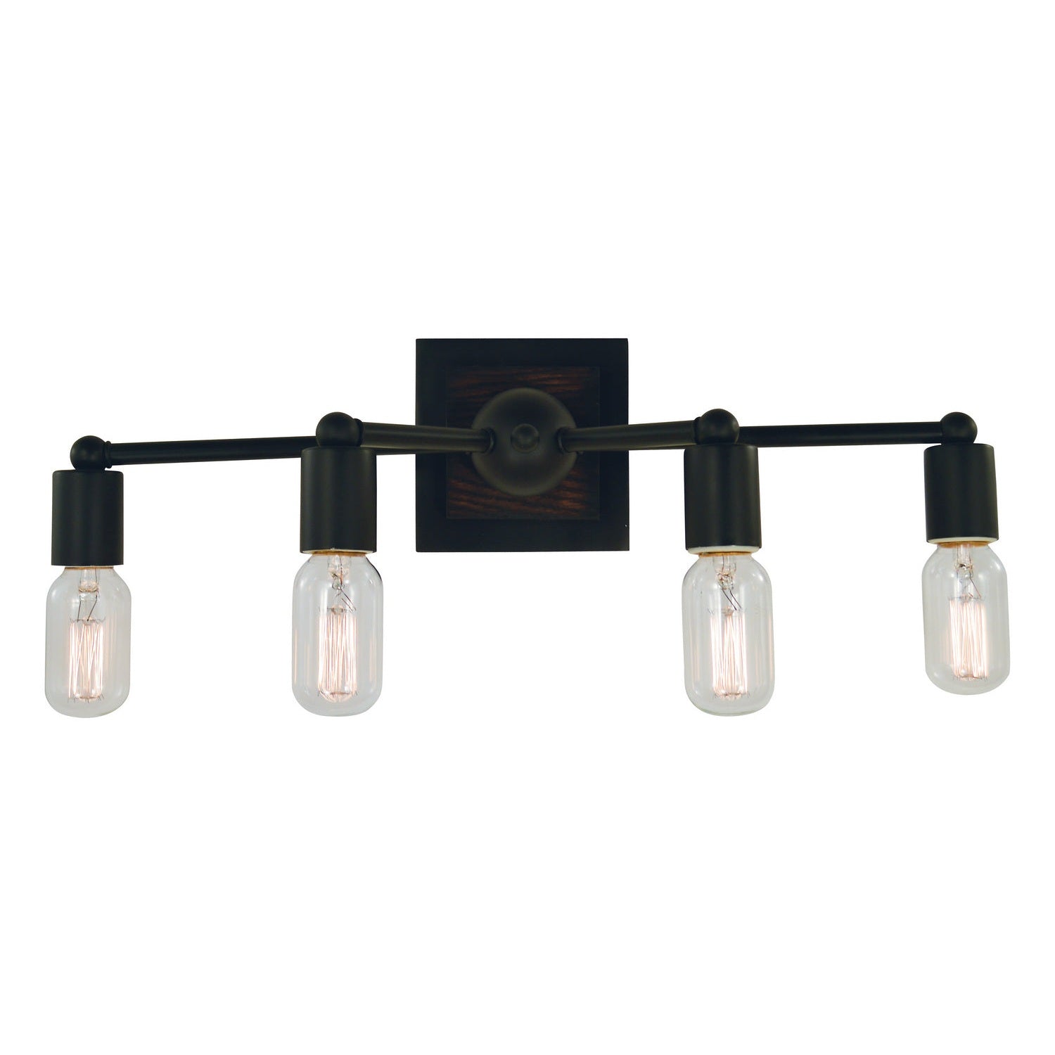 Framburg - 5404 MBLACK - Four Light Wall Sconce - Modern Farmhouse - Matte Black