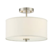 Meridian - M60008BN - Two Light Semi-Flush Mount - Msemi - Brushed Nickel