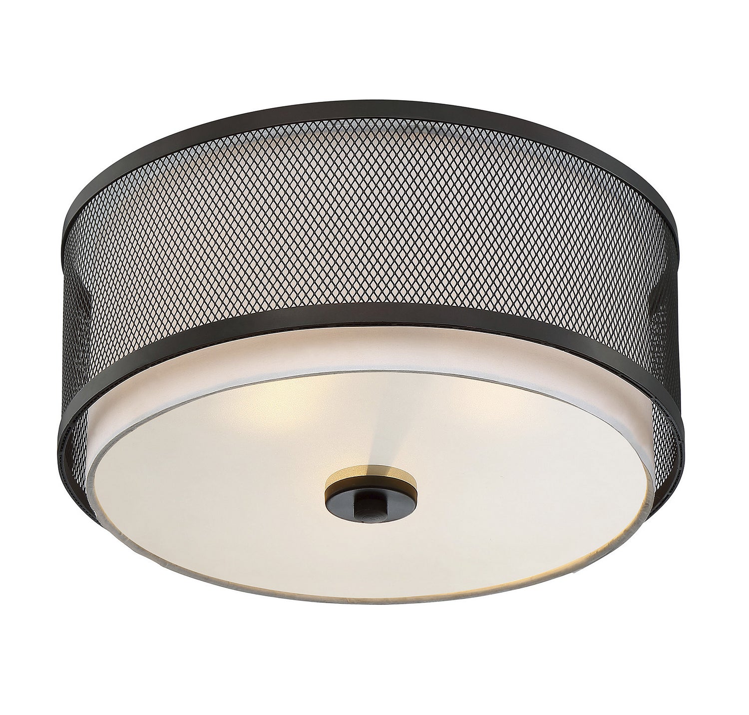 Meridian - M60018ORB - Three Light Flush Mount - Mflus - Oil Rubbed Bronze