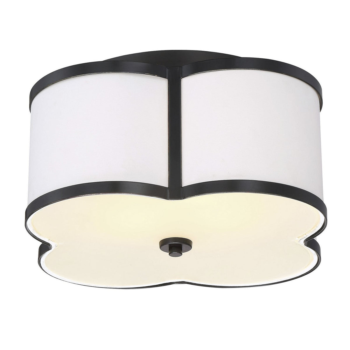 Meridian - M60020CBZ - Three Light Semi-Flush Mount - Msemi - Classic Bronze