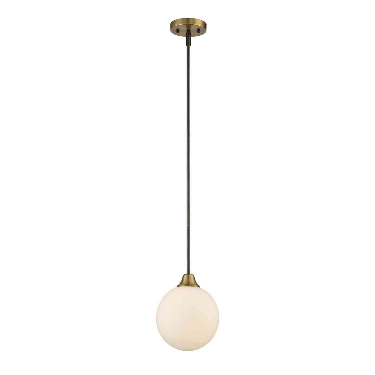 Meridian - M70005-79 - One Light Mini Pendant - Mmin2 - Oil Rubbed Bronze with Natural Brass