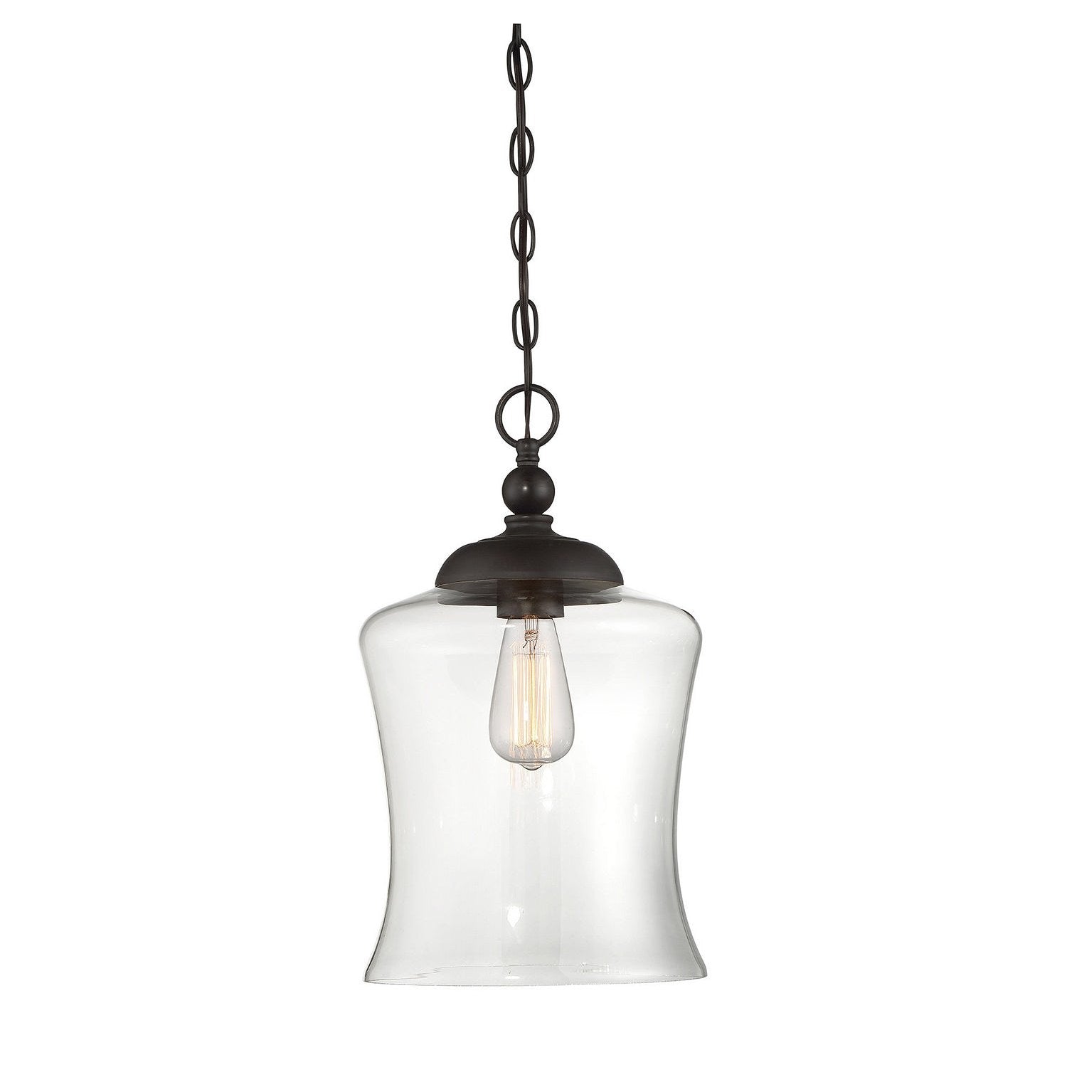 Meridian - M70019ORB - One Light Mini Pendant - Mmin2 - Oil Rubbed Bronze