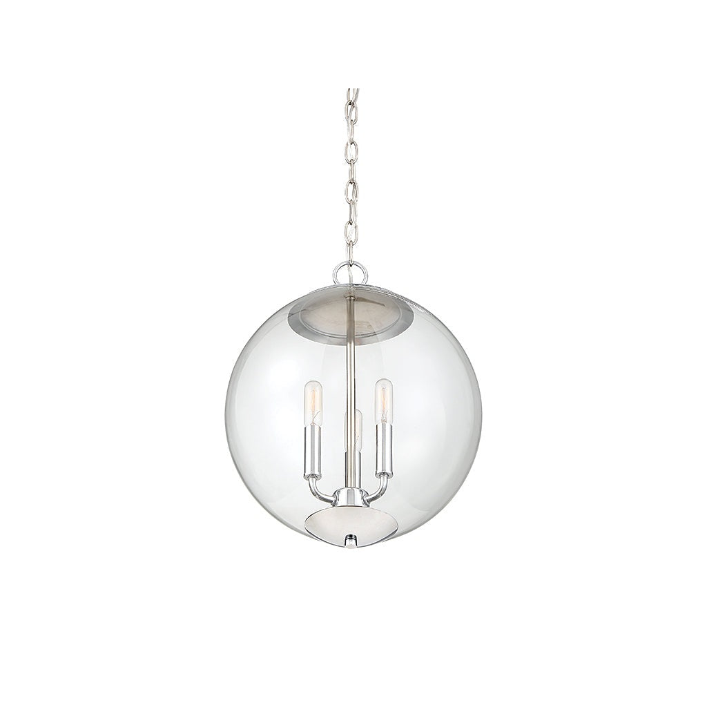 Meridian - M70060CH - Three Light Pendant - Mpend - Chrome