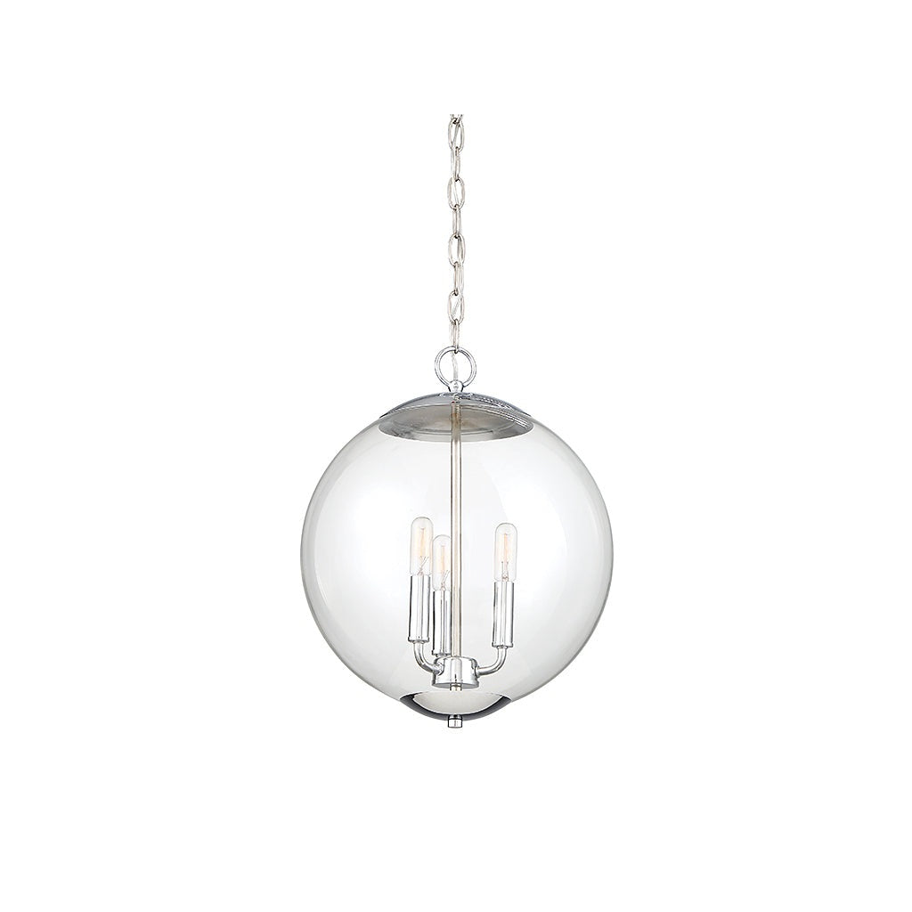 Meridian - M70060CH - Three Light Pendant - Mpend - Chrome