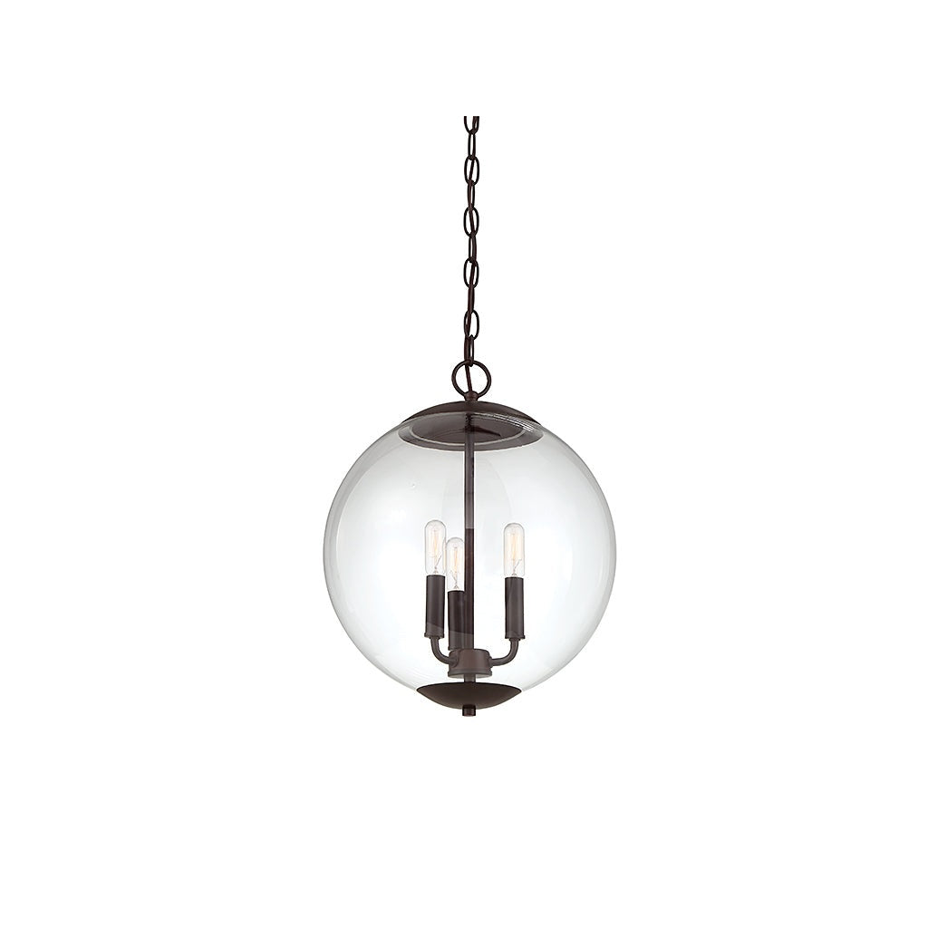 Meridian - M70060ORB - Three Light Pendant - Mpend - Oil Rubbed Bronze
