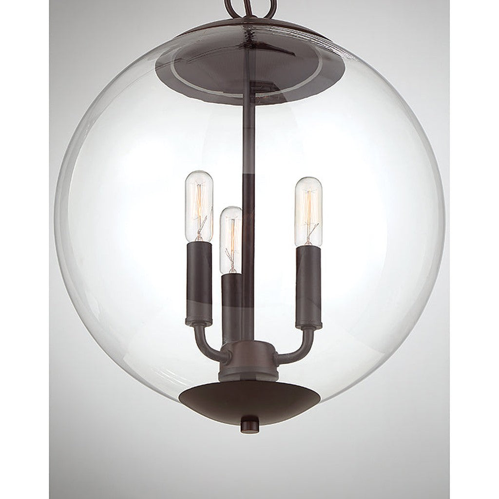 Meridian - M70060ORB - Three Light Pendant - Mpend - Oil Rubbed Bronze