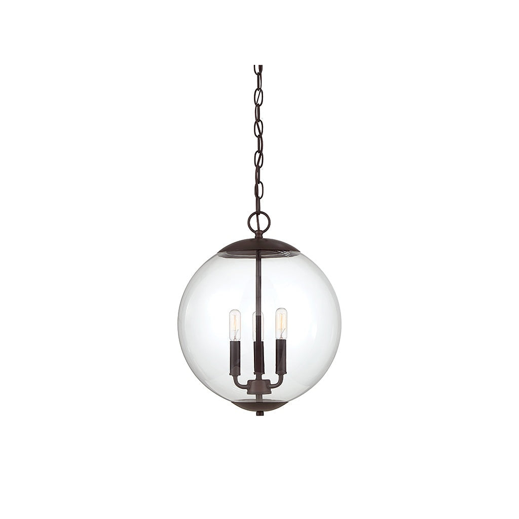 Meridian - M70060ORB - Three Light Pendant - Mpend - Oil Rubbed Bronze