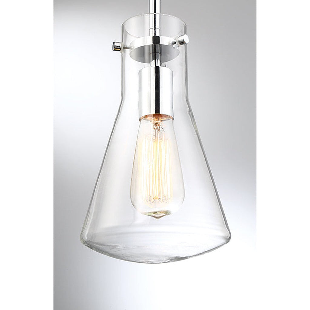 Meridian - M70063CH - One Light Pendant - Mpend - Chrome