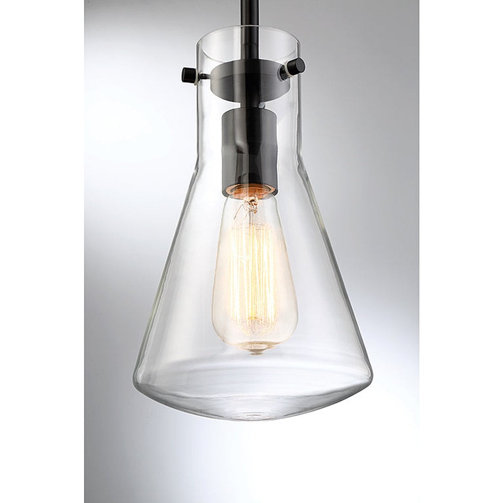 Meridian - M70063MBK - One Light Pendant - Mpend - Matte Black