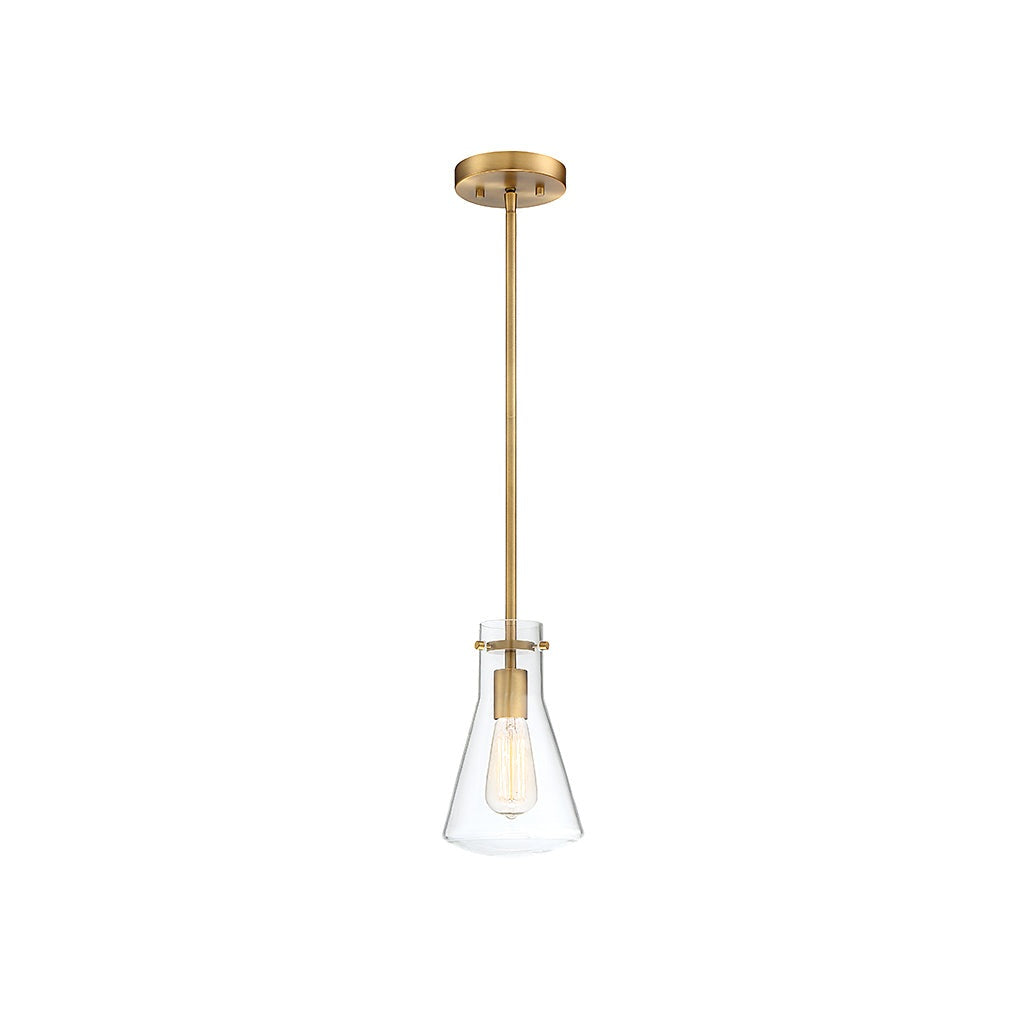 Meridian - M70063NB - One Light Pendant - Mpend - Natural Brass