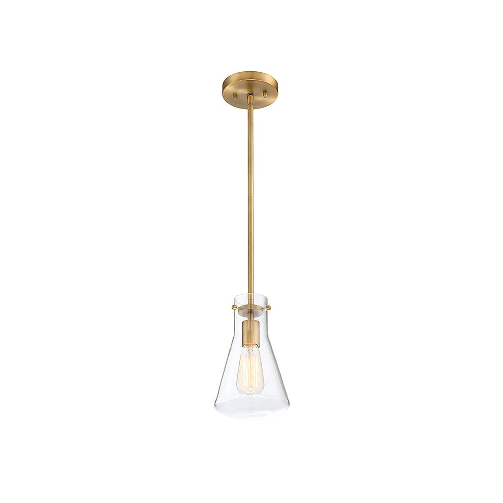 Meridian - M70063NB - One Light Pendant - Mpend - Natural Brass