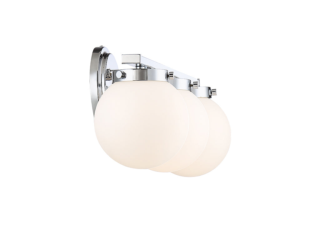 Meridian - M80023CH - Three Light Bathroom Vanity Light - Mbath - Chrome