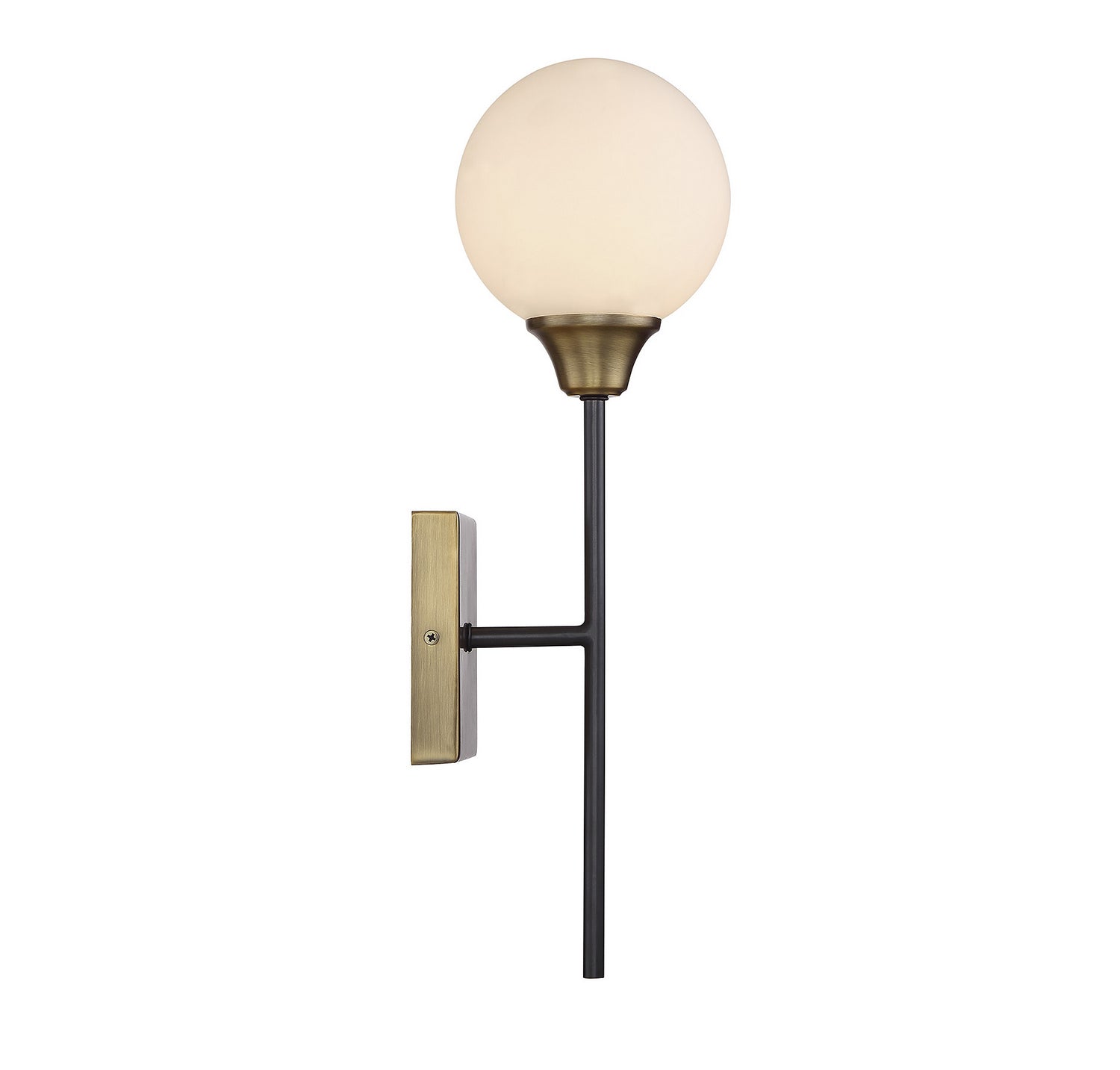 Meridian - M90003-79 - One Light Wall Sconce - Mscon - Oiled Rubbed Bronze with Natural Brass