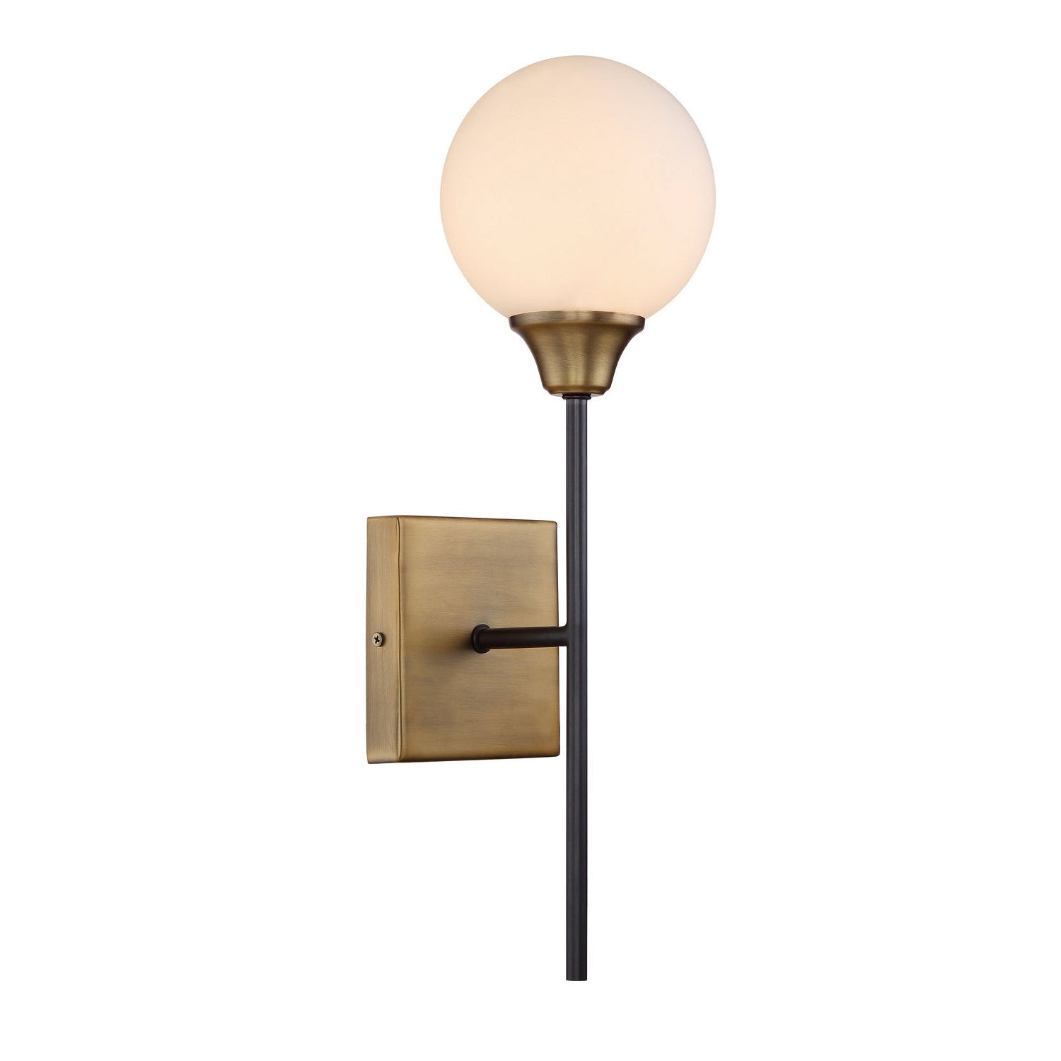 Meridian - M90003-79 - One Light Wall Sconce - Mscon - Oiled Rubbed Bronze with Natural Brass