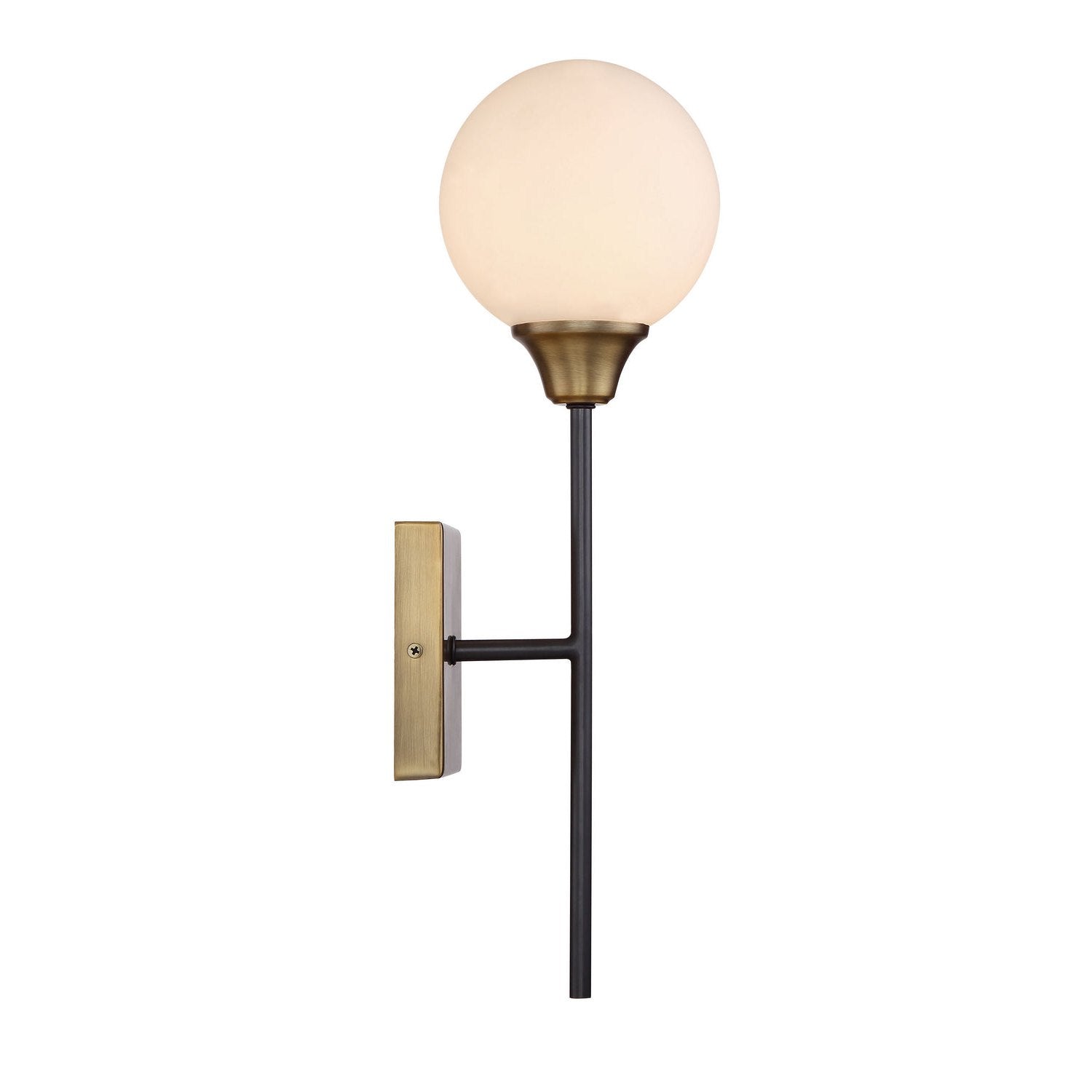Meridian - M90003-79 - One Light Wall Sconce - Mscon - Oiled Rubbed Bronze with Natural Brass