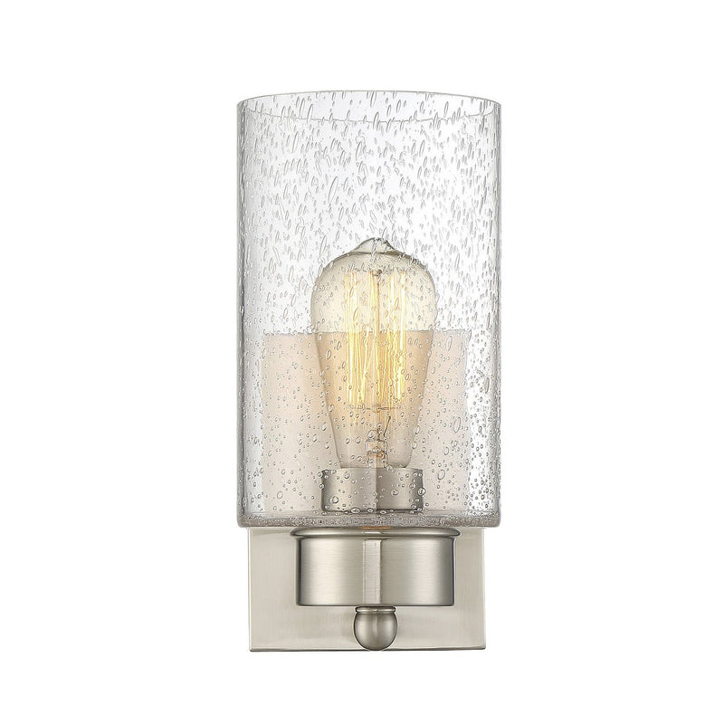 Meridian - M90013BN - One Light Wall Sconce - Mscon - Brushed Nickel