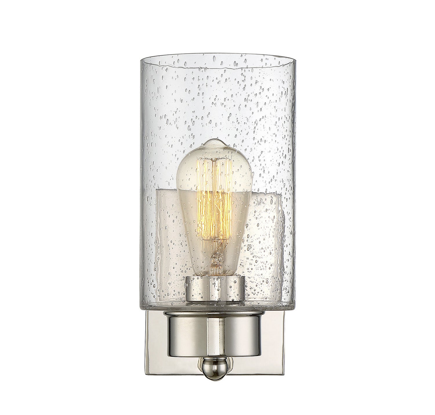Meridian - M90013PN - One Light Wall Sconce - Mscon - Polished Nickel