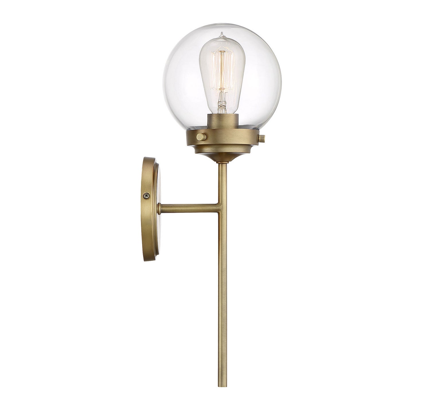 Meridian - M90025NB - One Light Wall Sconce - Mscon - Natural Brass