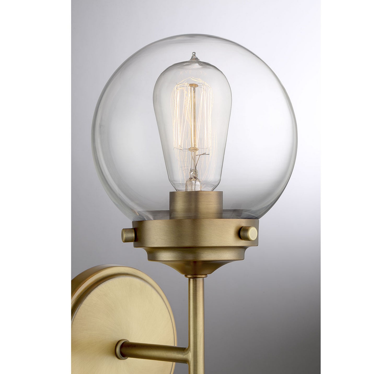 Meridian - M90025NB - One Light Wall Sconce - Mscon - Natural Brass