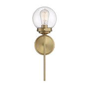 Meridian - M90025NB - One Light Wall Sconce - Mscon - Natural Brass