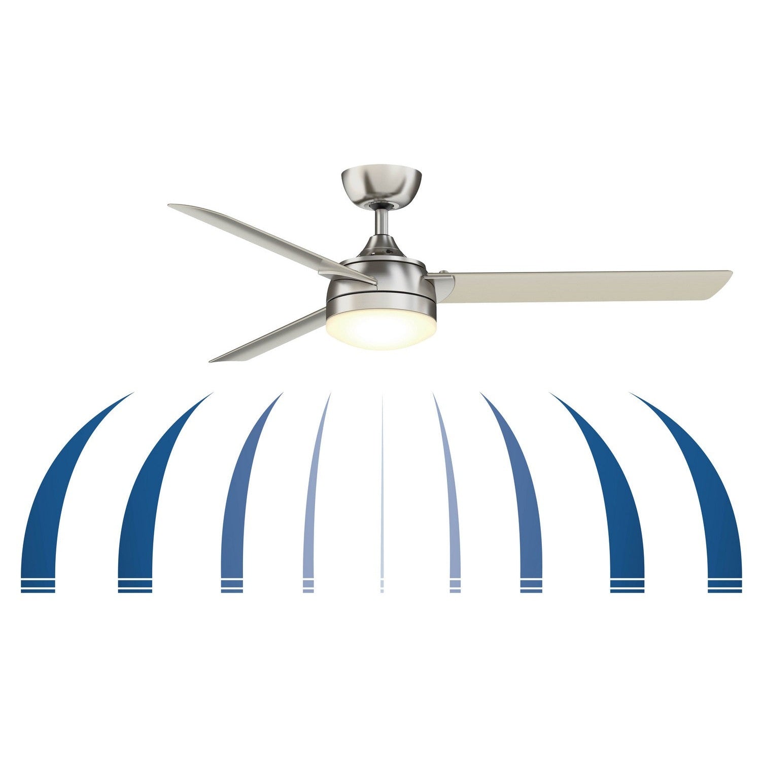 Fanimation - FP6728BBN - 56"Ceiling Fan - Xeno - Brushed Nickel