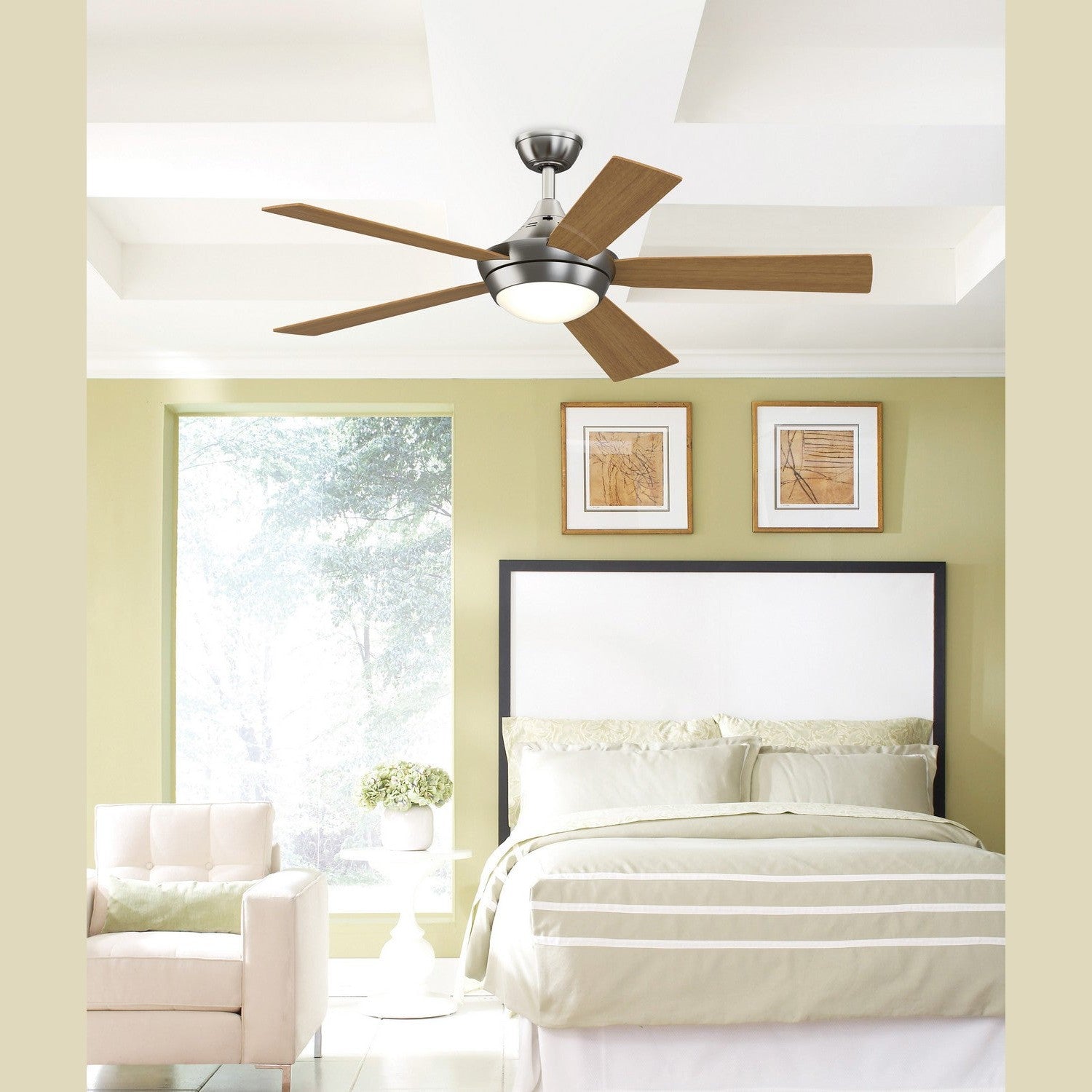 Fanimation - FP8062BBN - 52"Ceiling Fan - Celano V2 - Brushed Nickel