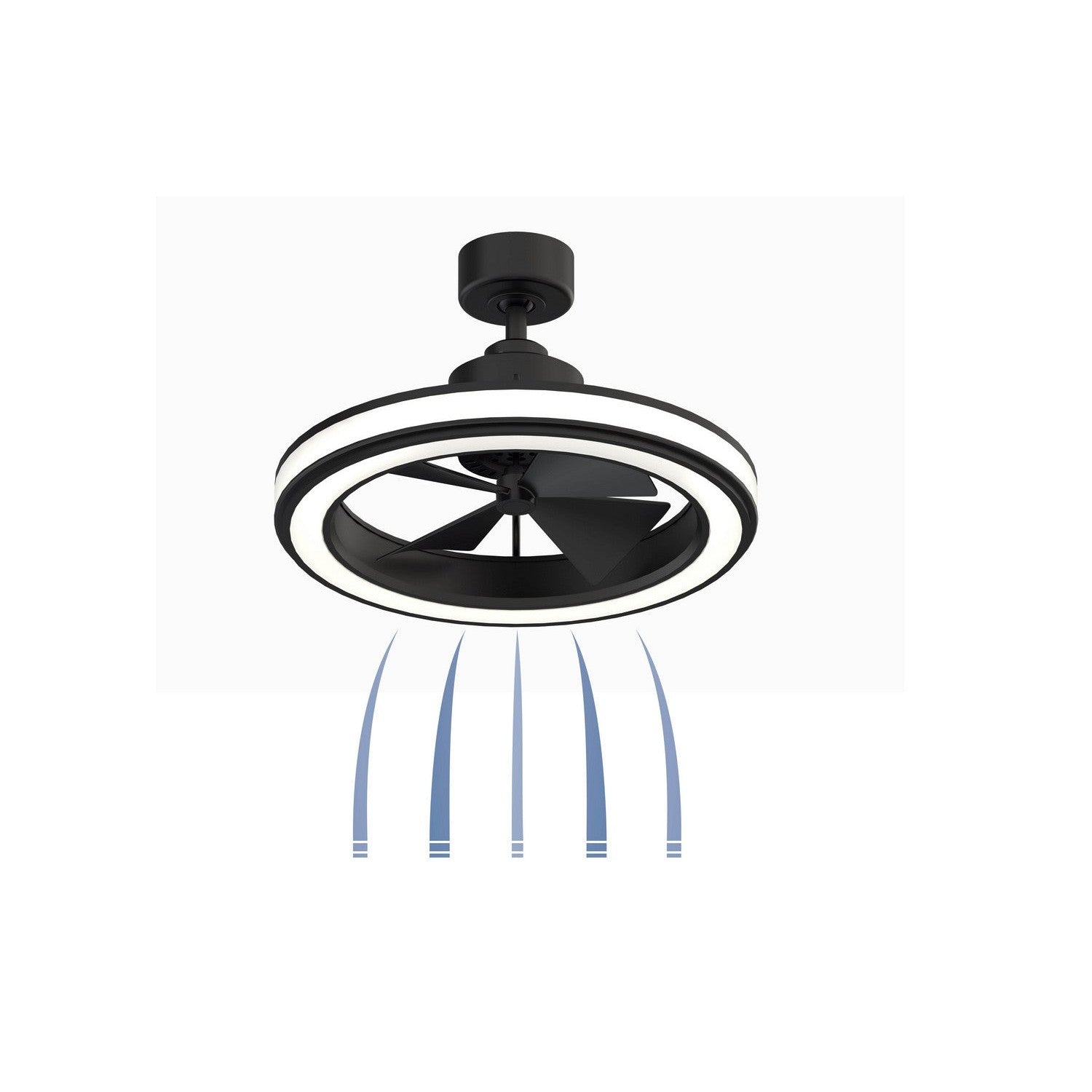 Fanimation - FP8404BL - 16"Ceiling Fan - Gleam - Black