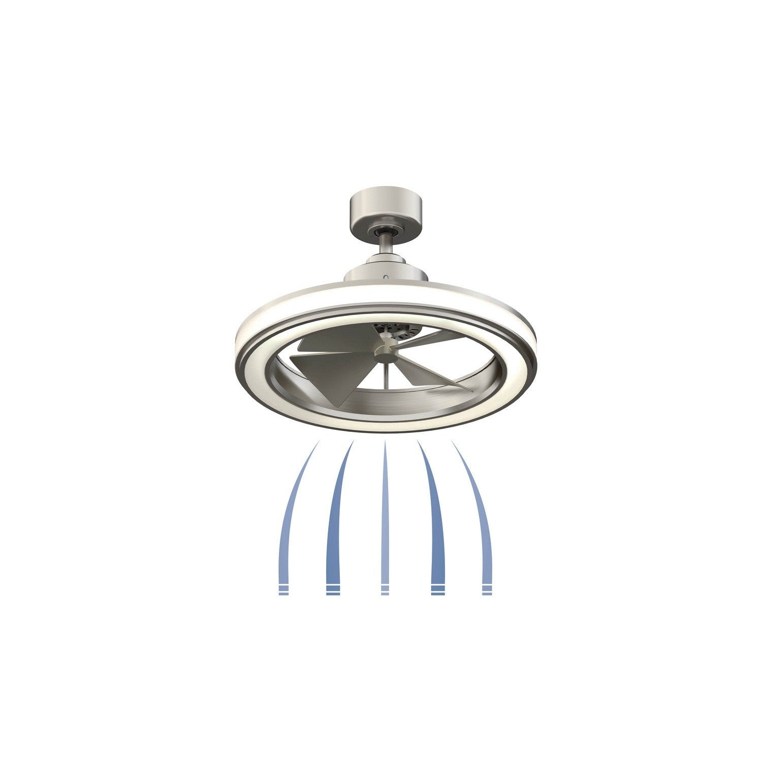 Fanimation - FP8404BN - 16"Ceiling Fan - Gleam - Brushed Nickel