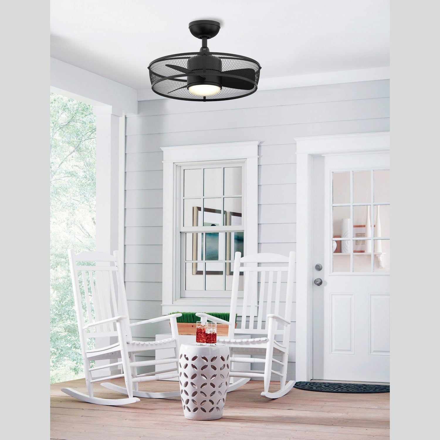 Fanimation - FP8519BL - 20"Ceiling Fan - Henry - Black