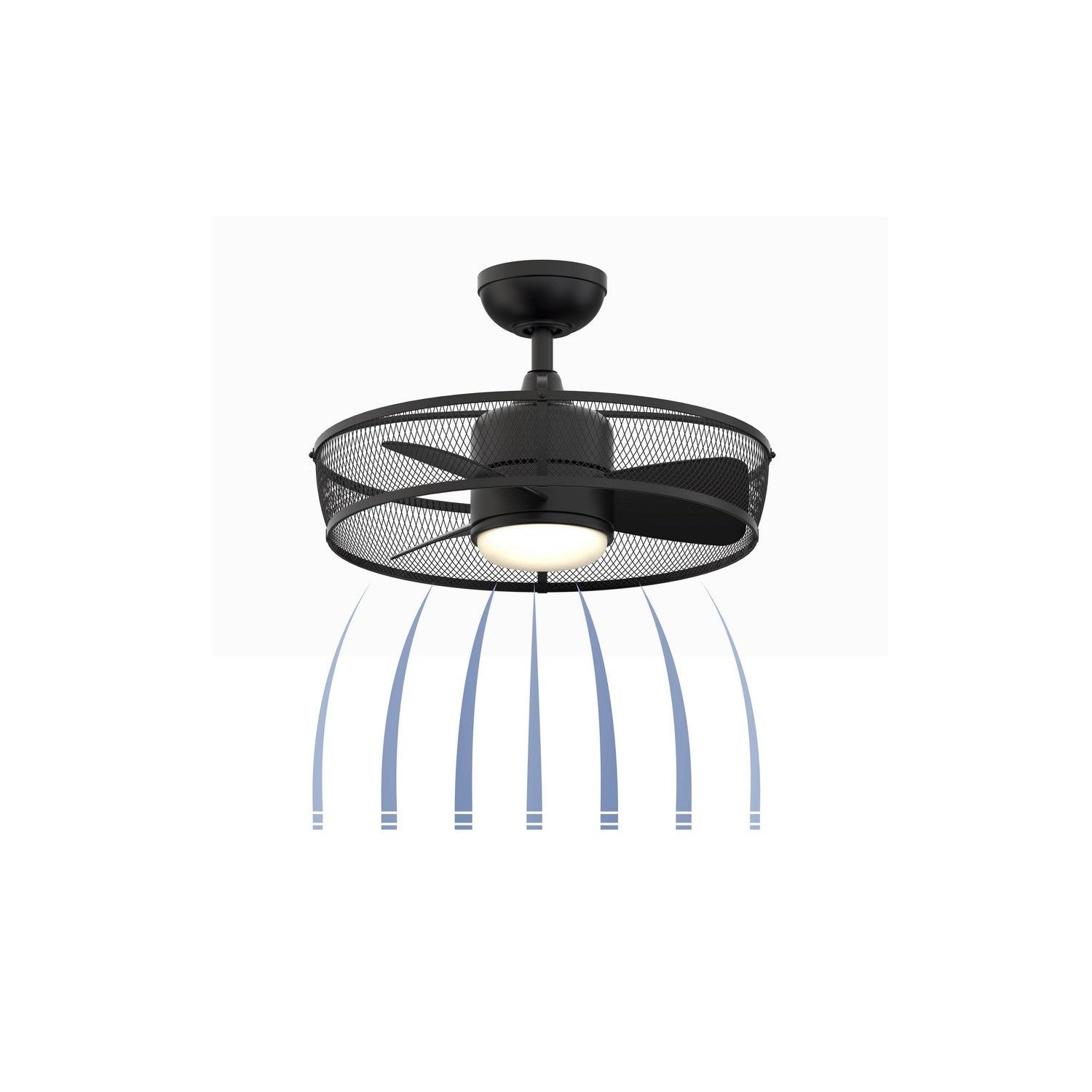 Fanimation - FP8519BL - 20"Ceiling Fan - Henry - Black