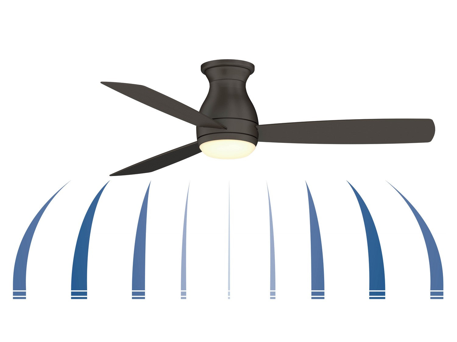 Fanimation - FPS8355BGRW - 52"Ceiling Fan - Hugh 52 - Matte Greige