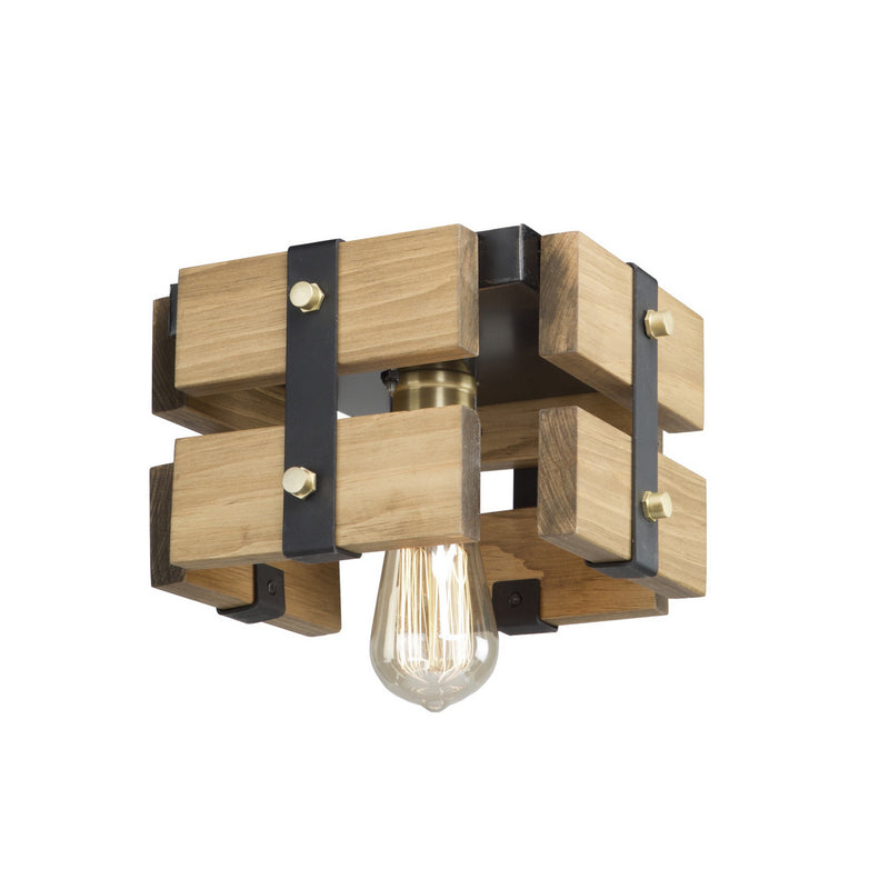 Artcraft - AC11491 - One Light Flush Mount - Barnyard - Honey