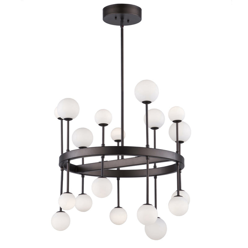 Artcraft - AC6623 - LED Chandelier - Melrose - Bronze