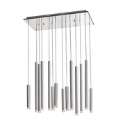 Artcraft - AC7099SA - LED Island Pendant - Galiano - Satin Aluminum